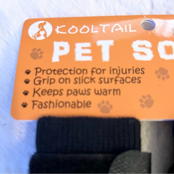 NWT KOOLTAIL Dog Socks Anti Slip Traction Control Waterproof Paw Protector Large - Picture 6 of 12